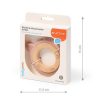 BabyOno rágóka - fa/szilikon cica 1076/02|5901435413517