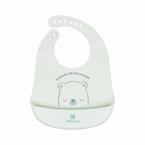 Kikkaboo elõke szilikon Bear with Me menta|3801303030438