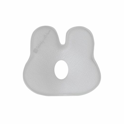 Kikkaboo párna - laposfejûség elleni memóriahabos ergonomikus Airknit nyuszi szürke|3801106011399