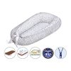 Scamp babafészek kókuszbetétes Little Clouds White Grey BF001|5999546242508