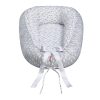 Scamp babafészek kókuszbetétes Little Clouds White Grey BF001|5999546242508