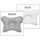 Scamp laposfejûség elleni párna Lettle Heart White Grey BLP012|5999546242874