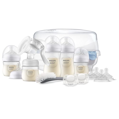 Philips AVENT mellszívó kézi kezdõ szett Natural Response, mikrohullámú sterilizátorral|8720689008112