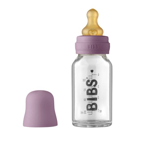 BIBS cumisüvegszett üveg 110ml mályva|5713795244188