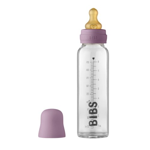 BIBS cumisüvegszett üveg 225ml mályva|5713795244225