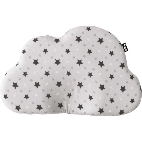 Zopa párna babáknak - laposfejûség elleni memóriahabos ergonomikus Felhõ alakú Pink stars|8595114444922