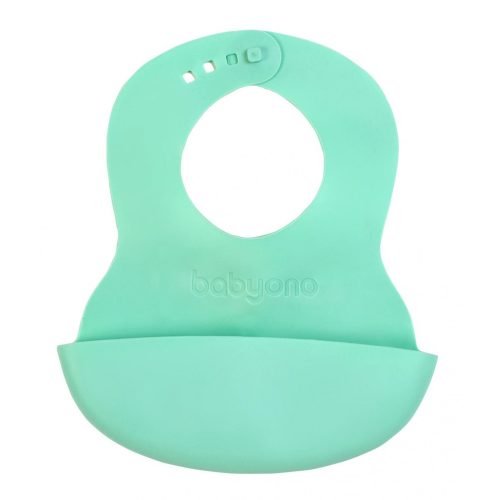 BabyOno elõke - mûanyag puha állítható zöld 835/03|5901435413579