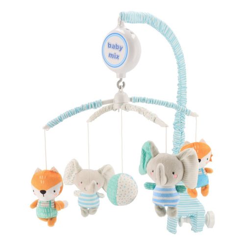 Baby Mix zenélõ-forgó elektromos Elefánt és róka|8596164112328