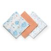 BabyOno textilpelenka színes 3db barack 348/09|5901435414521