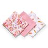 BabyOno textilpelenka színes 3db bambusz halványrózsaszín 397/07|5901435414477