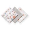 BabyOno textilpelenka színes 3db bambusz világosszürke 397/09|5901435414491