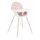 Kikkaboo etetõszék - 2in1 Nutri Steel  pink|3801004011354