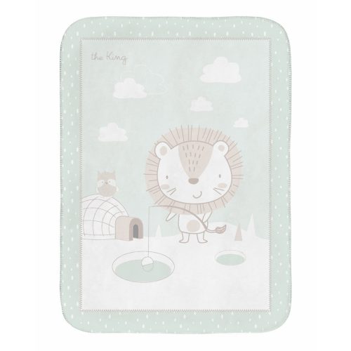 Kikkaboo takaró polár 110x140cm Kisoroszlán|3801103021247
