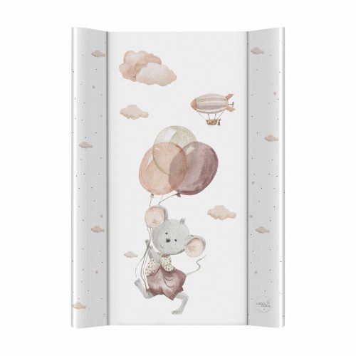 Ceba pelenkázó lap merev 2 oldalú 50x70cm BASIC kisegér|5907672341828