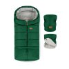 Petite and Mars Téli szett Jibot 3in1 bundazsák és kézmelegítõ kesztyû babakocsira Jasie Juicy Green|8596202008248