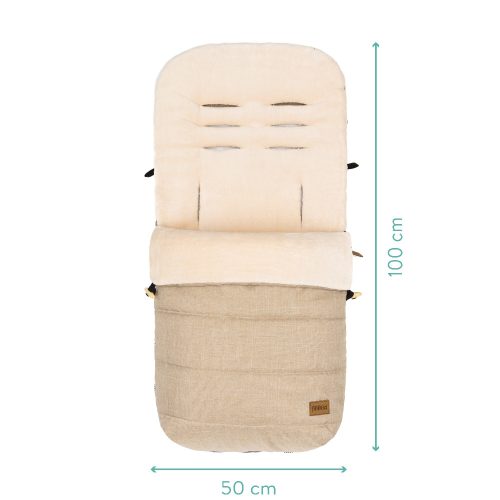 Fillikid bundazsák babakocsiba Lanin bézs 8415-00|9120123440529