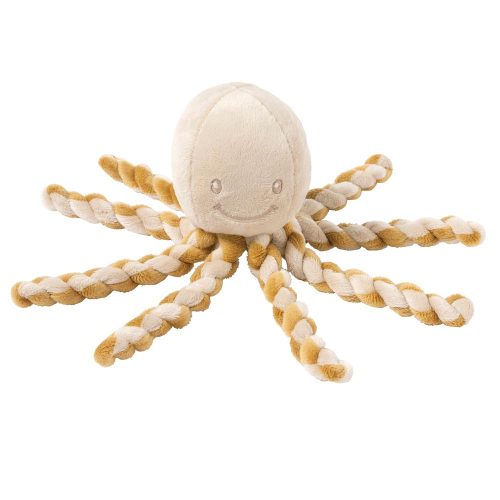 Nattou játék plüss 23cm Lapidou - Octopus karamell|5414673875042