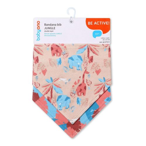 BabyOno elõke - háromszög 2db Jungle 879/14|5901435414941