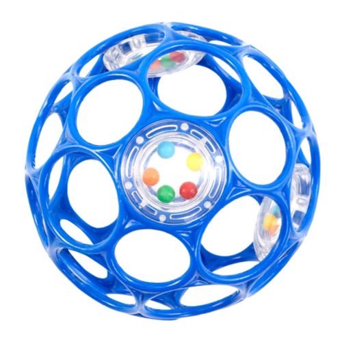 Bright Starts játék Oball Rattle 10cm kék|0074451122819