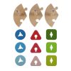 Zopa fa játék puzzle geometriai formák montessori|8595114452088