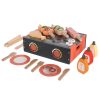 Zopa fa játék BBQ grill szett|8595114452101