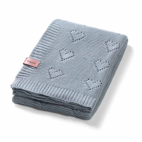 BabyOno babatakaró bambusz kötött 75x100cm szürke 1478/02|5901435415412