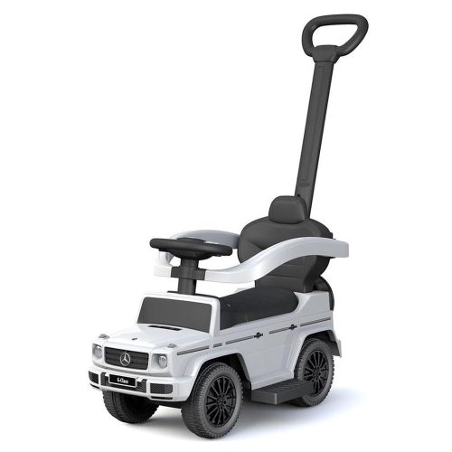 Baby Mix bébitaxi tolókarral Mercedes Benz G-Class fehér|8596164135808