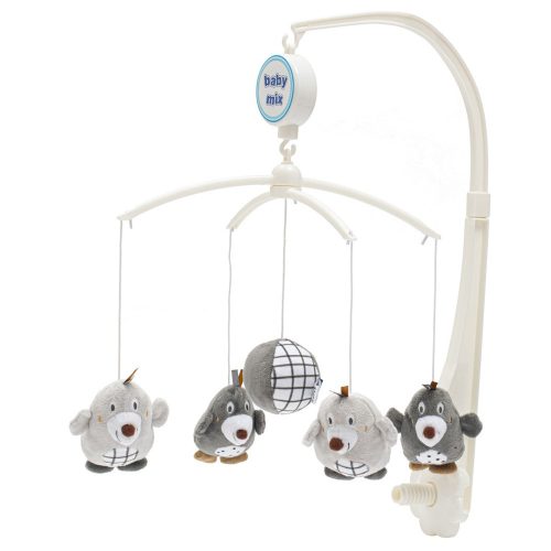 Baby Mix zenélõ-forgó vakondok szürke|8596164134740