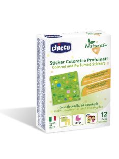 Chicco Natural Stickers illatosított színes tapaszok 12 db