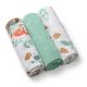 BabyOno textilpelenka színes 3db zöld 348/12|5901435415788