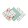 BabyOno textilpelenka színes 3db zöld 348/12|5901435415788