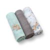 BabyOno textilpelenka színes 3db bambusz szürke 397/10|5901435415733