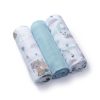 BabyOno textilpelenka színes 3db bambusz világoskék 397/12|5901435415757