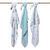 BabyOno textilpelenka színes 3db bambusz világoskék 397/12|5901435415757