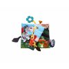 Kikkaboo készségfejlesztõ textil könyv és rágóka wild animals|3800171209144