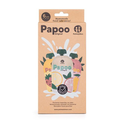 Petite and Mars Papoo Original tasak bébiételekhez 6 db|8596202008330