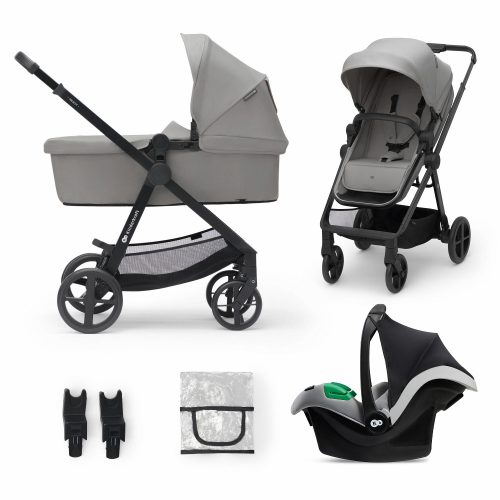 Kinderkraft babakocsi többfunkciós NEWLY 3in1 MINK PRO szürke|5902533923434
