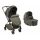 Kikkaboo babakocsi 2in1 átfordítható tolókarral Lanah army green|3800171204248
