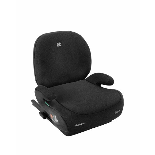 Kikkaboo ülésmagasító háttámlával i-Boost i-Size Isofix 125-150 cm fekete|3800171213608
