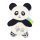 BabyOno játékfigura lapos Polly panda 1558|5901435416105