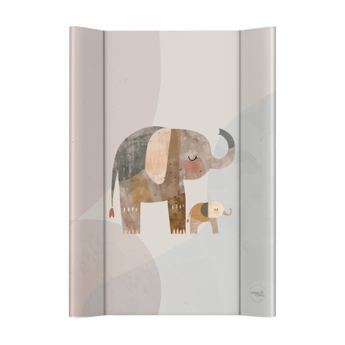 Ceba pelenkázó lap puha 2 oldalú 50x70cm BASIC elefánt|5907672345291