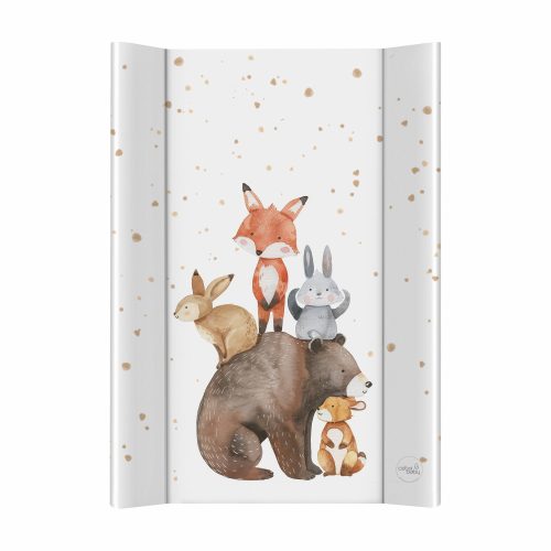Ceba pelenkázó lap puha 2 oldalú 50x70cm BASIC Forest Friends|5907672345314