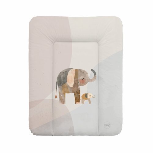 Ceba pelenkázó lap puha kicsi 50x70cm BASIC Elefánt|5907672345222