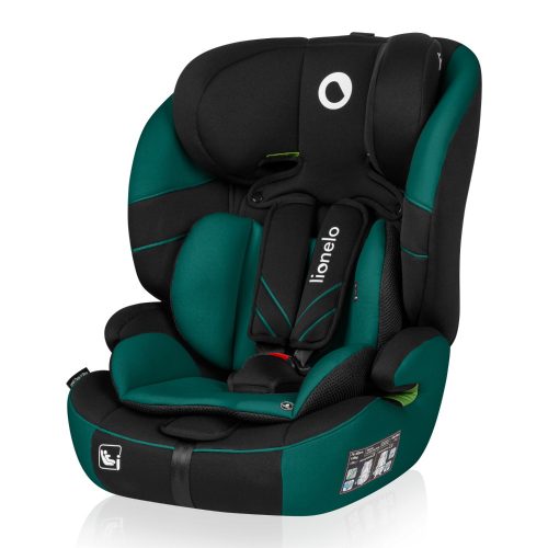 Lionelo gyerekülés Levi One I-Size 76-150 cm fekete-zöld|5903771707992