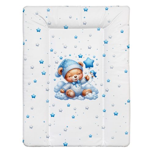 Color pelenkázó lap puha kicsi 70x50cm Maci fiú kék|5999574065056