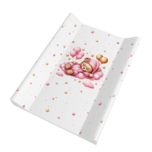 Color pelenkázó lap merev 2 oldalú 70x50cm Maci lány rózsaszín|5999574065001