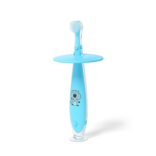 BabyOno fogkefe szilikon 6 hó kék 551/03|5901435415498