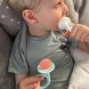 BabyOno rágóka csiga fehér/kék 1597/02|5901435416730