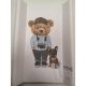 Ceba pelenkázó lap merev 2 oldalú 50x70cm COMFORT Fluffy Puffy Steve|5907672337371