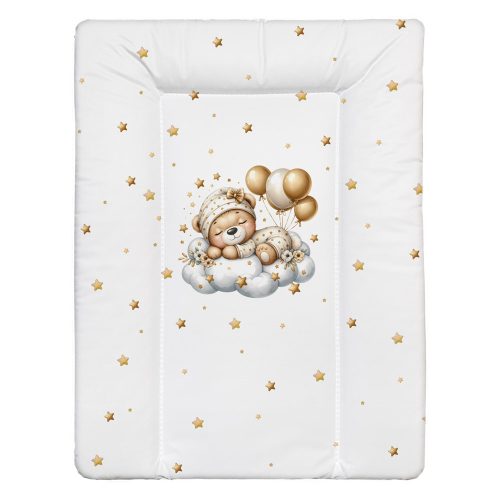 Color pelenkázó lap puha kicsi 70x50cm Maci uni bézs|5999574065070